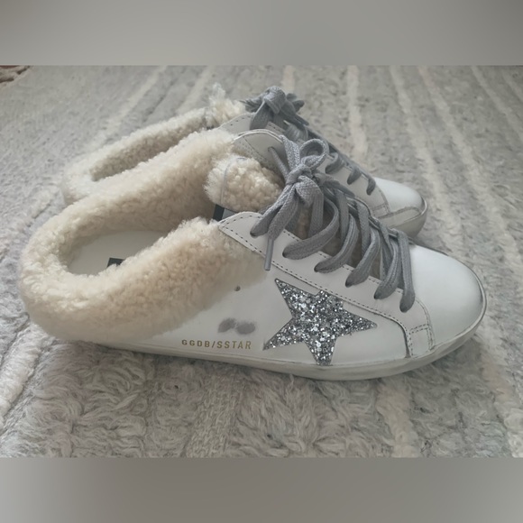Golden Goose SuperStar Sabot Shearling Sneaker NIB, Auth - Picture 8 of 14
